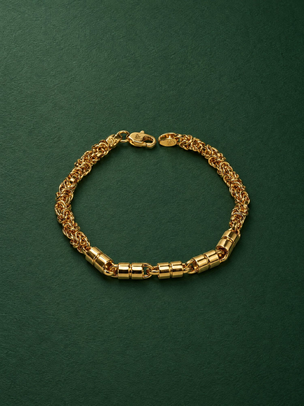 Raghav Bracelet in 24kt gold electroforming