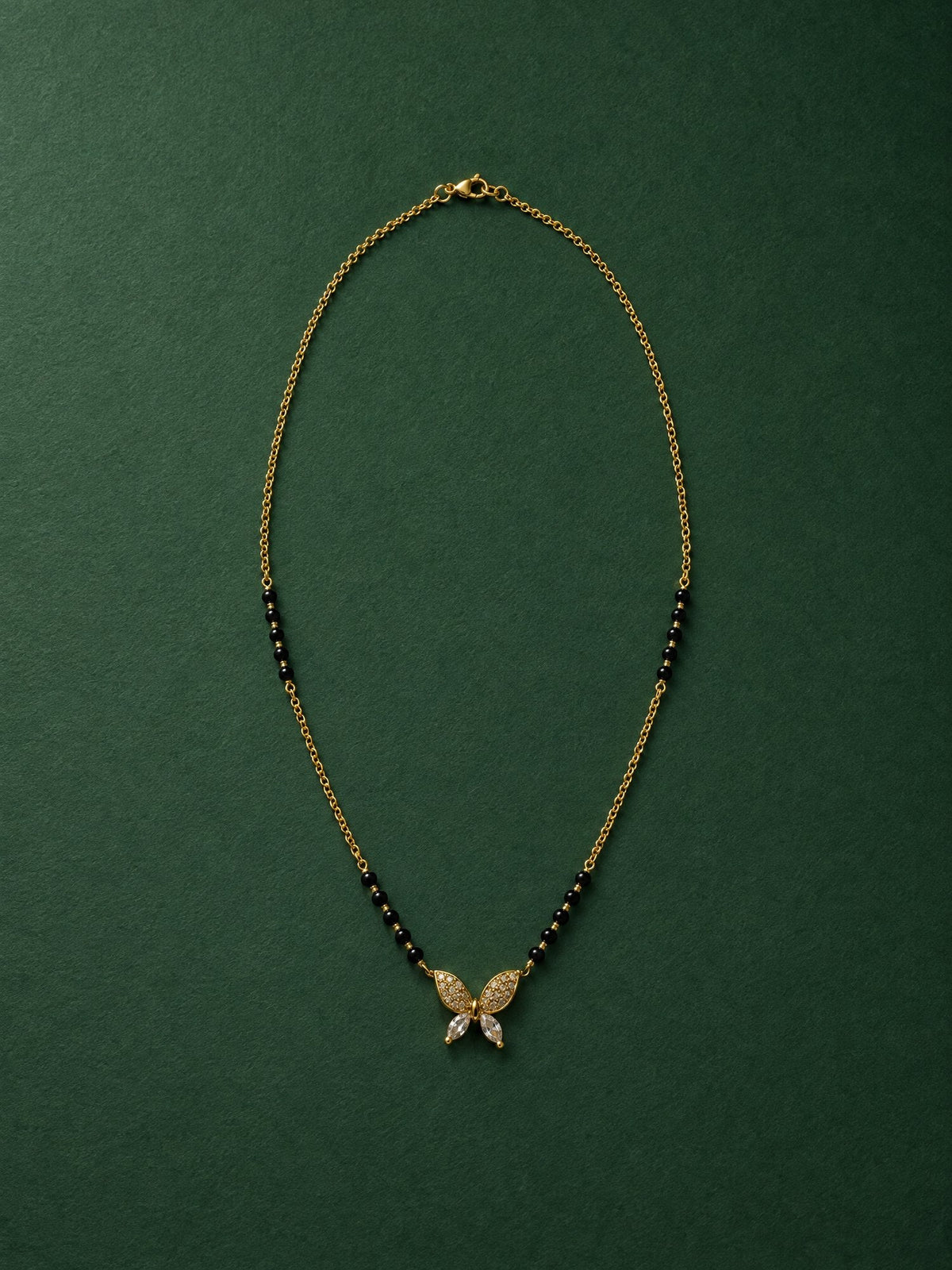 Parvati Mangalsutra in 24kt gold electroforming