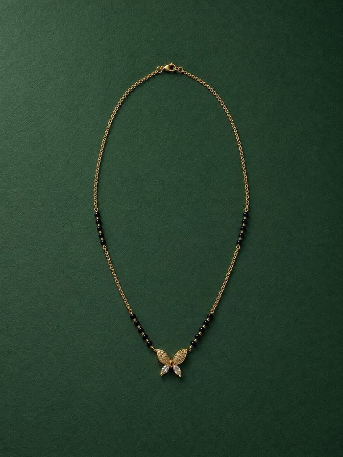 Parvati Mangalsutra in 24kt gold electroforming