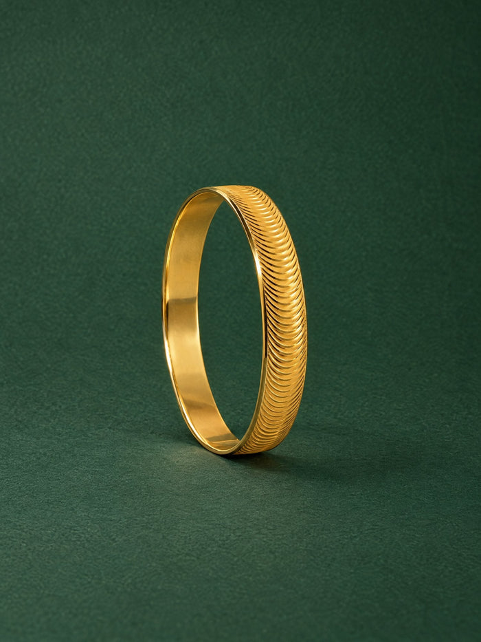 Naaz Kada in 24kt gold electroforming