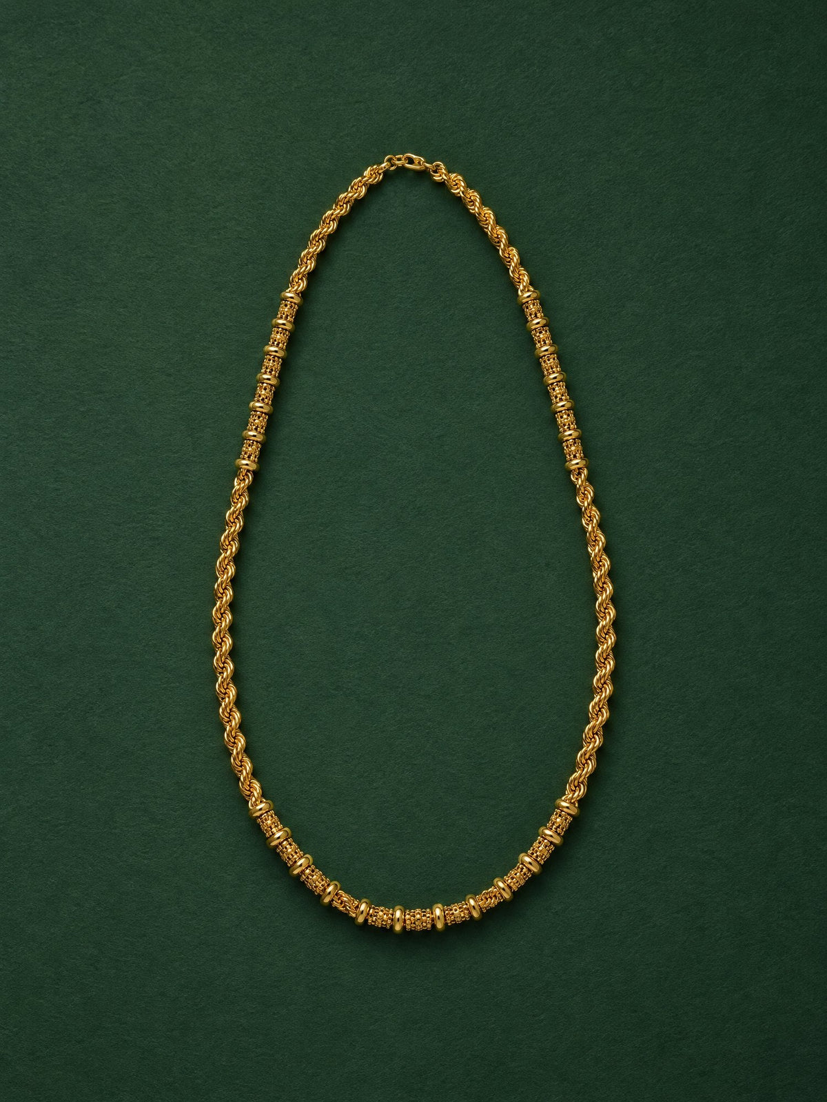 Krishna Chain in 24kt gold electroforming