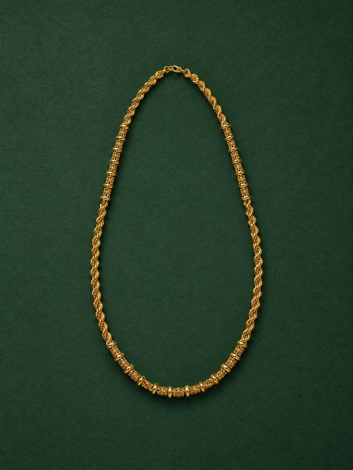 Krishna Chain in 24kt gold electroforming