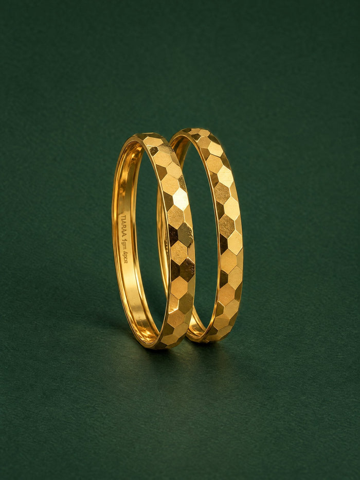 Aarzoo Kada in 24kt gold electroforming