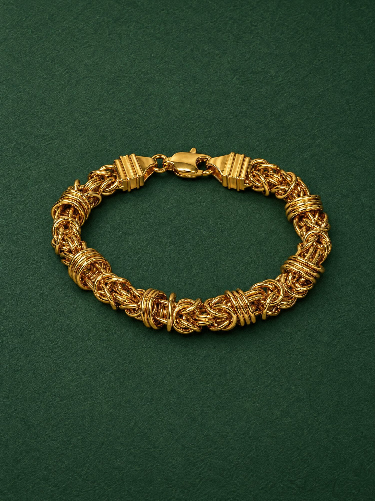 Aman Bracelet in 24kt gold electroforming