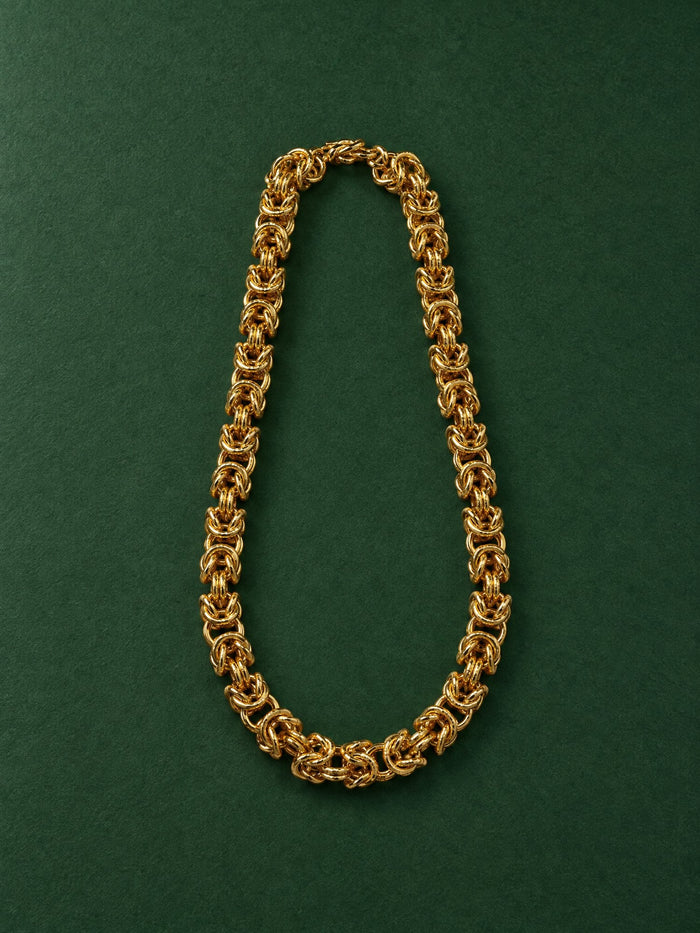 Ram Chain in 24kt gold electroforming