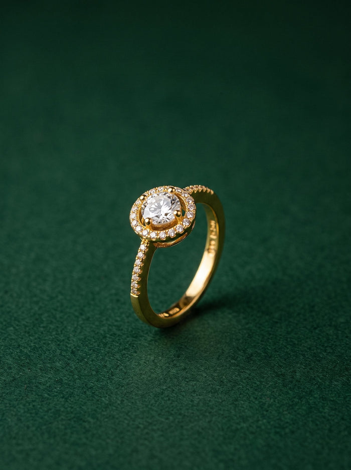 Gauri Ring in 24kt gold electroforming