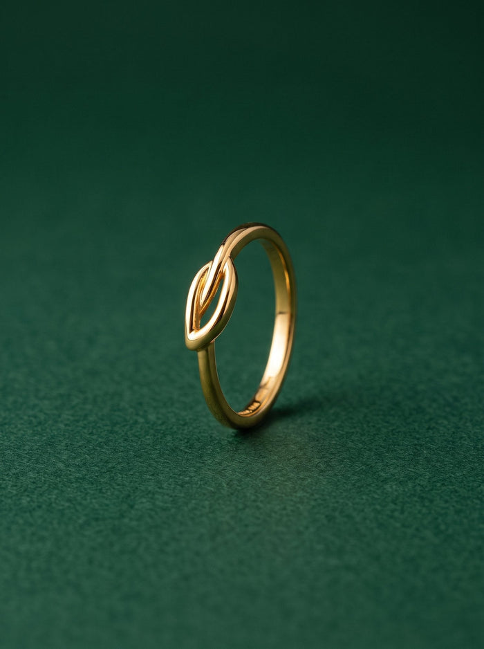 Nandini Ring in 24kt gold electroforming