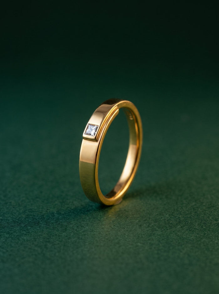 Chandni Ring in 24kt gold electroforming