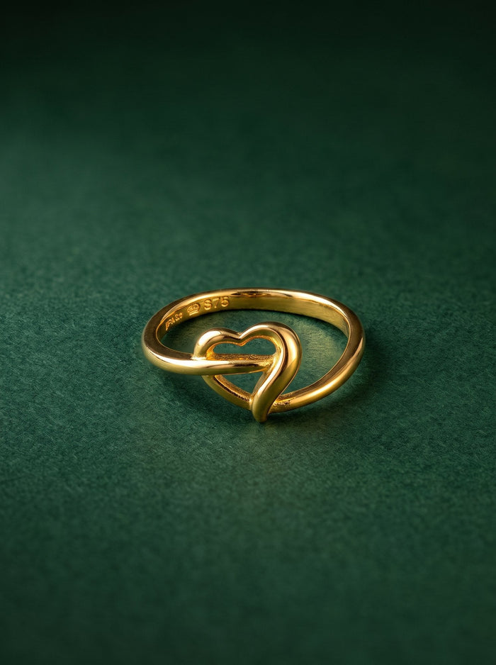 Simran Ring in 24kt gold electroforming