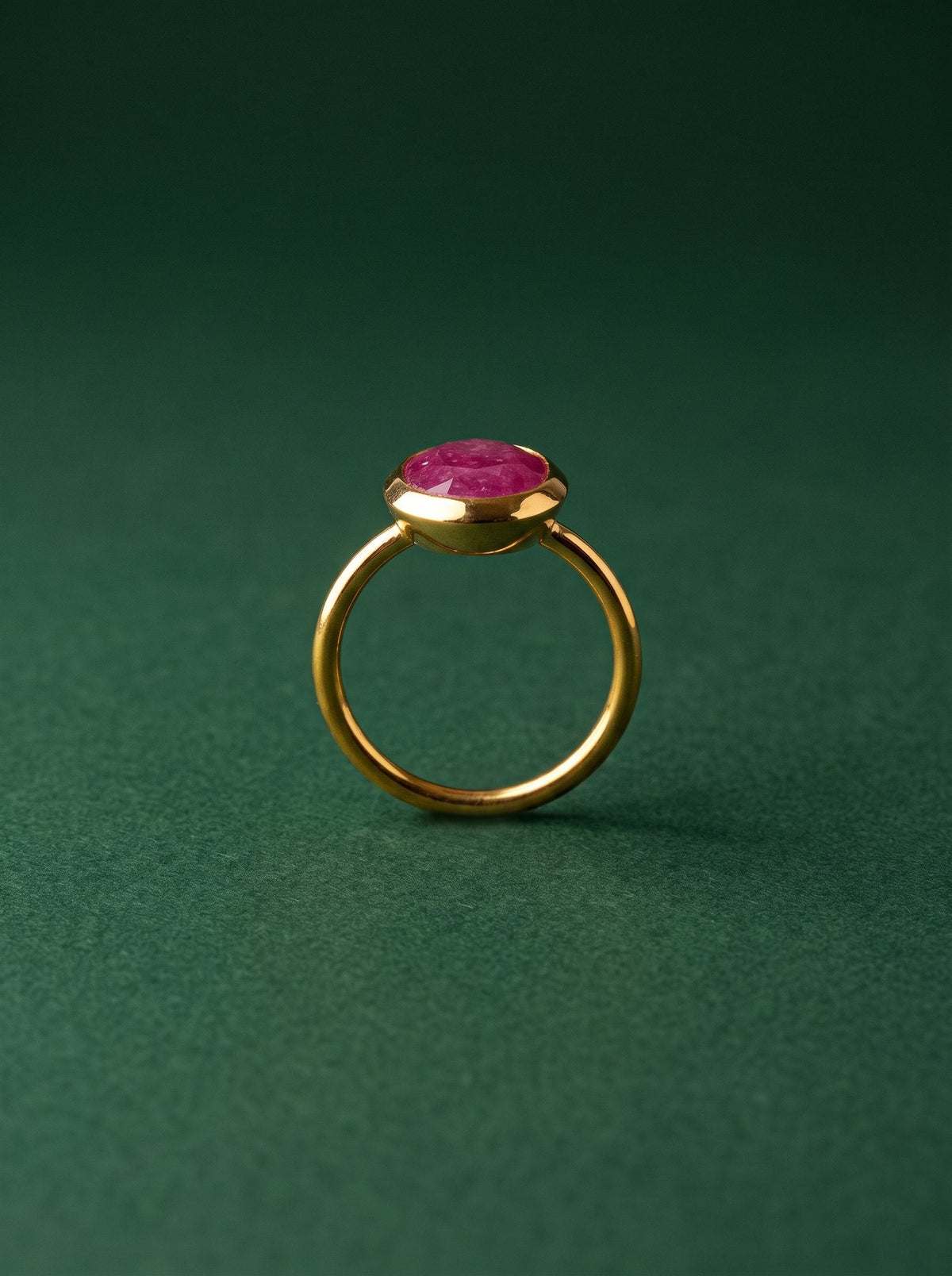 Bhavna Ring in 24kt gold electroforming