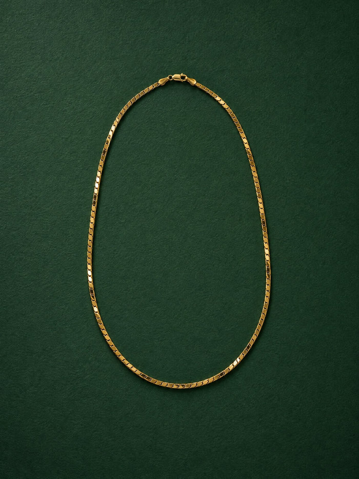 Arjun Chain in 24kt gold electroforming