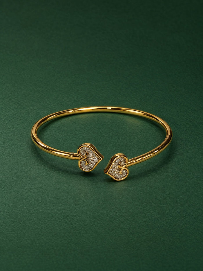 Riya Bracelet in 24kt gold electroforming