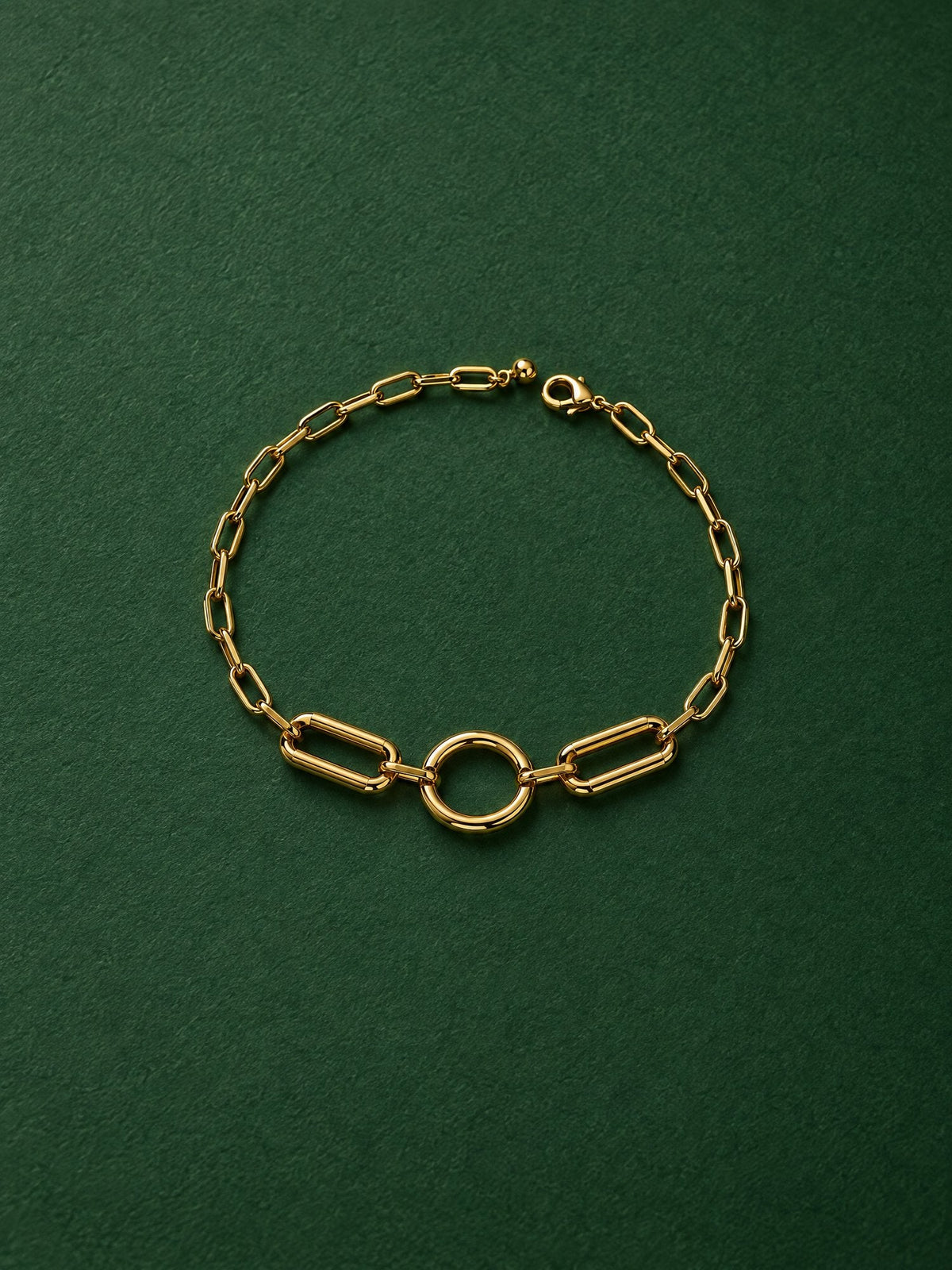 Payal Bracelet in 24kt gold electroforming