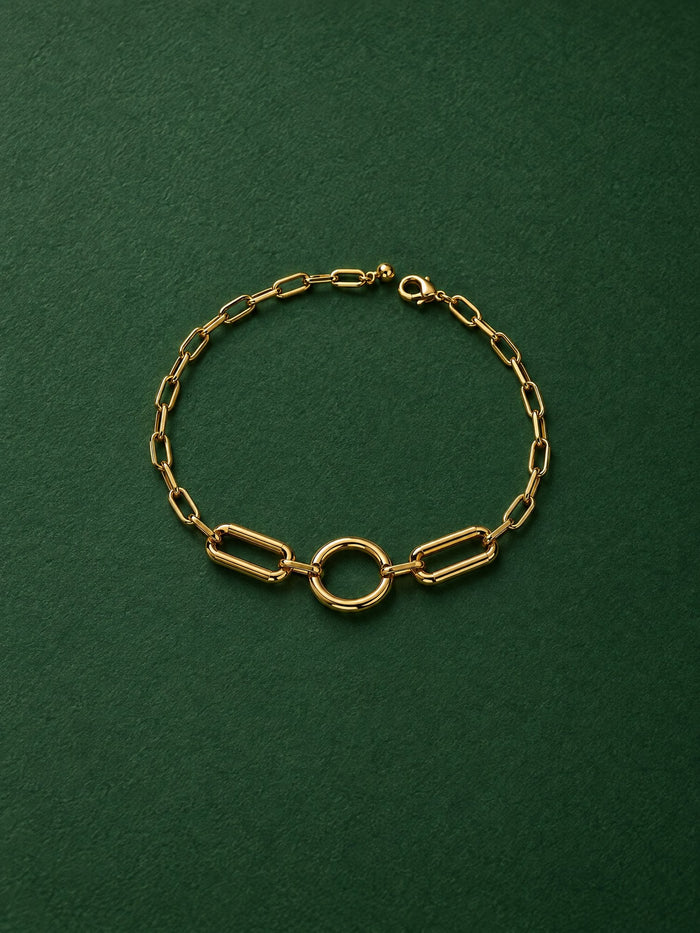 Payal Bracelet in 24kt gold electroforming